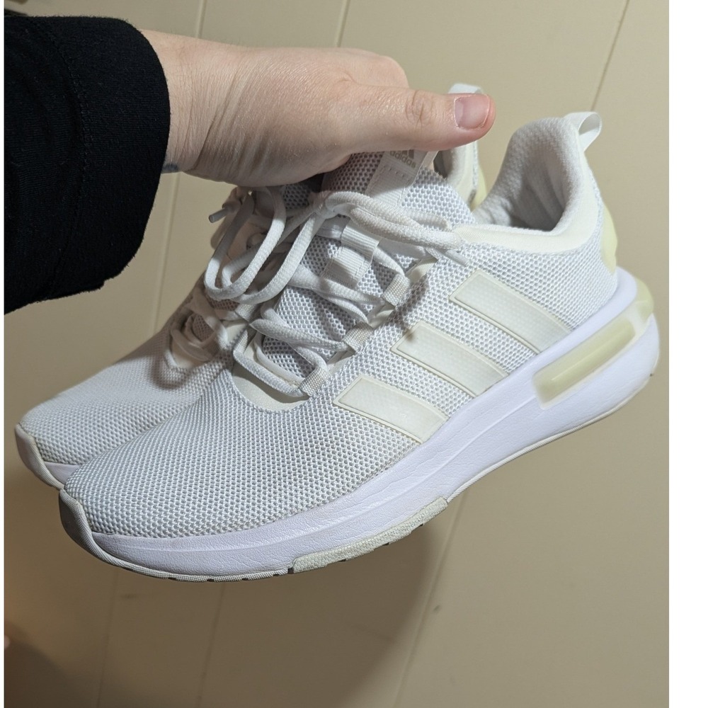 Adidas Racer TR23 Running Shoes Womens 9 White Good Cloudfoam IG7347‎ Sneakers